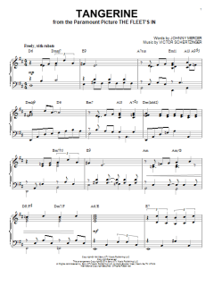 Tangerine [Jazz version] von Johnny Mercer (Download) 