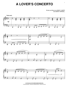 A Lover's Concerto von Sandy Linzer (Download) 