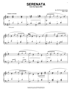 Serenata von Pietro Mascagni (Download) 