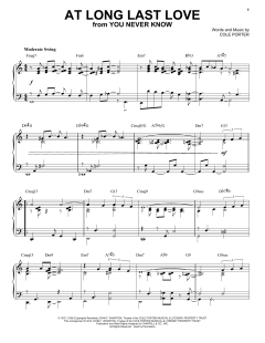 At Long Last Love [Jazz version] von Cole Porter (Download) 