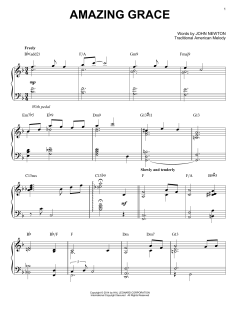 Amazing Grace [Jazz version] von John Newton (Download) 