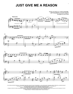 Just Give Me A Reason von Alecia Moore (Download) 