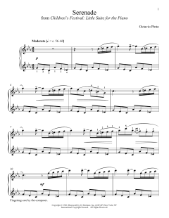 Serenade von Octavio Pinto (Download) 