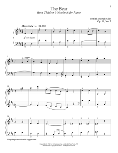 The Bear von Dmitri Shostakovich (Download) 