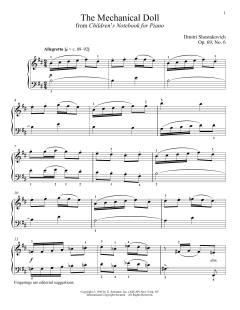 The Mechanical Doll von Dmitri Shostakovich (Download) 