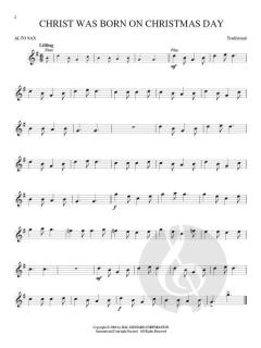 Christmas Carols for Alto Sax 
