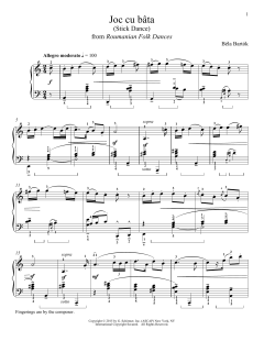 Joc cu bata von Béla Bartók (Download) 