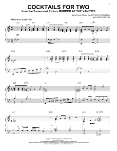 Cocktails For Two [Jazz version] von Carl Brisson (Download) 