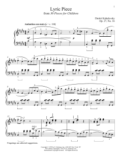 Lyric Piece von Jeffrey Biegel (Download) 