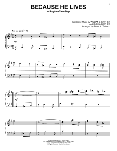 Because He Lives [Ragtime version] von Gloria Gaither (Download) 