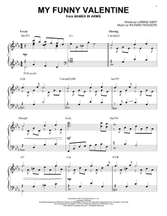 My Funny Valentine [Jazz version] von Lorenz Hart (Download) 