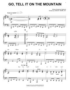 Go, Tell It On The Mountain [Jazz version] von Jr., John W. Work (Download) 