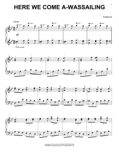 Here We Come A-Wassailing von Traditional (Download) 