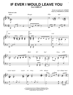 If Ever I Would Leave You [Jazz version] von Frederick Loewe (Download) 