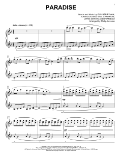 Paradise [Classical version] von Coldplay (Download) 