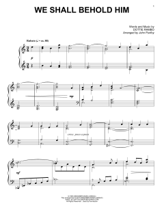 We Shall Behold Him von Dottie Rambo (Download) 