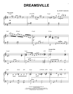 Dreamsville [Jazz version] von Henry Mancini (Download) 