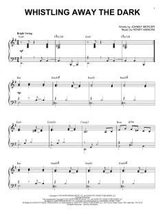 Whistling Away The Dark [Jazz version] von Henry Mancini (Download) 