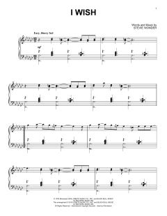 I Wish [Jazz version] von Stevie Wonder (Download) 