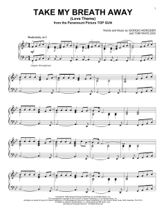 Take My Breath Away (Love Theme) von Berlin (Download) 