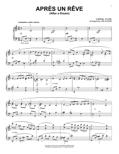 Apres un reve von Gabriel Fauré (Download) 