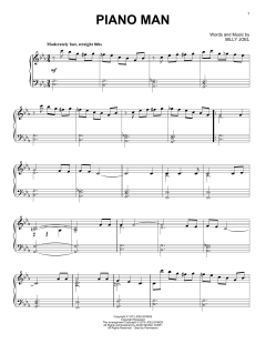 Piano Man [Jazz version] von Billy Joel (Download) 