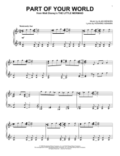 Part Of Your World [Jazz version] von Howard Ashman (Download) 