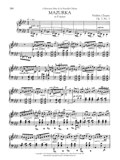 Mazurka in F minor, Op. 7, No. 3 (Download) 
