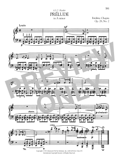 Prélude in A minor, Op. 28, No. 2 (Download) 