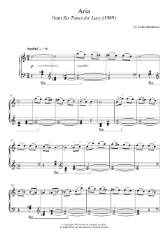 Aria (From Six Tunes For Lucy) von Colin Matthews (Download) 