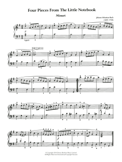 Four Pieces From The Little Notebook (Download) 