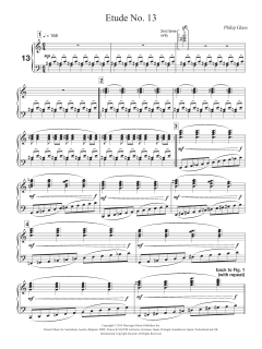 Etude No. 13 von Philip Glass (Download) 