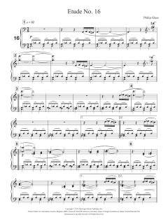 Etude No. 16 von Philip Glass (Download) 