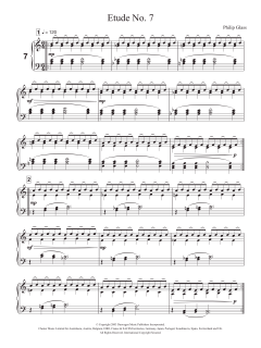 Etude No. 7 von Philip Glass (Download) 
