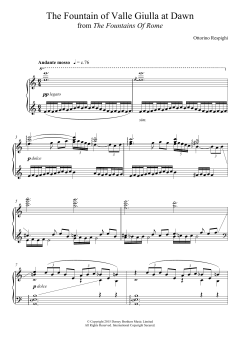 The Fountain Of Valle Giulia At Dawn von Ottorino Respighi (Download) 