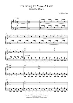 I'm Going To Make A Cake von Philip Glass (Download) 