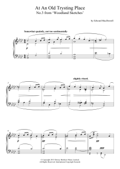 At An Old Trysting Place von Edward MacDowell (Download) 