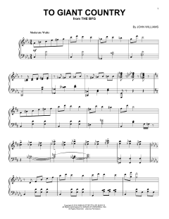 To Giant Country von John Williams (Download) 