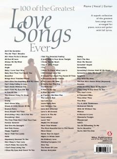 100 of the Greatest Love Songs Ever 