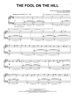 The Fool On The Hill [Jazz version] von The Beatles (Download) 
