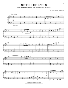 Meet The Pets von Alexandre Desplat (Download) 