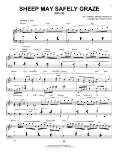 Sheep May Safely Graze, BWV 208 [Jazz version] von Johann Sebastian Bach (Download) 