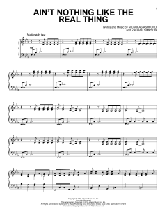 Ain't Nothing Like The Real Thing [Jazz version] von Aretha Franklin (Download) 