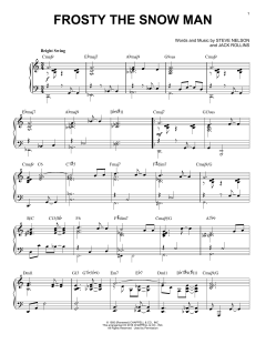 Frosty The Snow Man [Jazz version] von Steve Nelson (Download) 