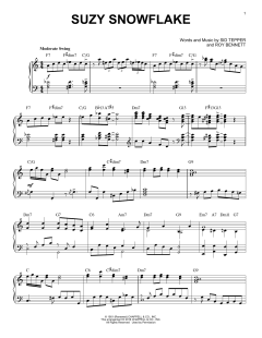 Suzy Snowflake [Jazz version] von Sid Tepper (Download) 