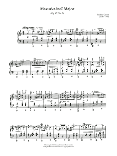 Mazurka In C Major, Op.67 No.3 von Frédéric Chopin (Download) 