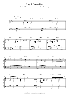 And I Love Her (jazz version) von Diana Krall (Download) 