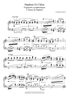 Daphnis Et Chloe - I. Danse De Daphnis von Maurice Ravel (Download) 