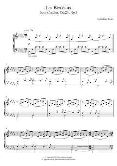Les Berceaux von Gabriel Fauré (Download) 