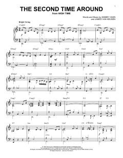 The Second Time Around [Jazz version] von Sammy Cahn (Download) 